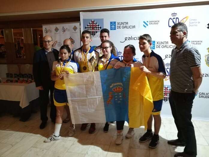 Imagen del combinado canario (Foto TA).